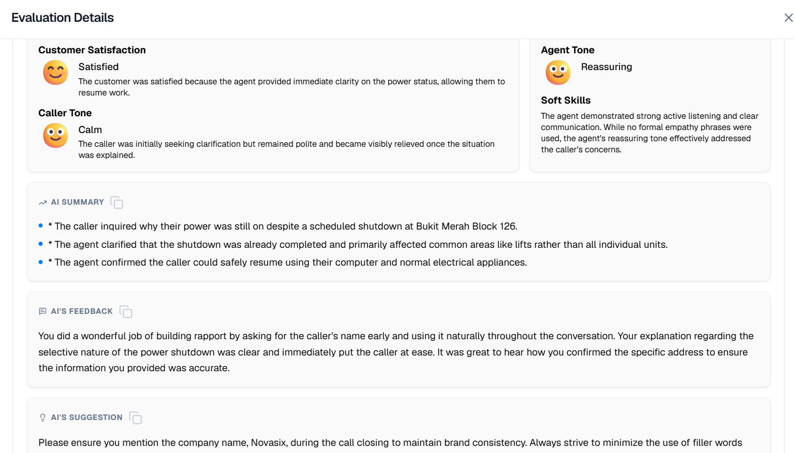 AI Sentiment + specialists in live operations